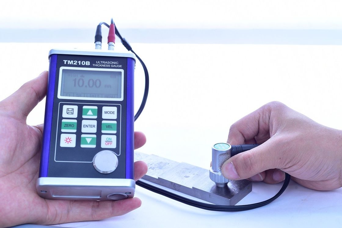 128×64 Lcd Ultrasonic Thickness Gauge / Metal Thickness Testing Equipment