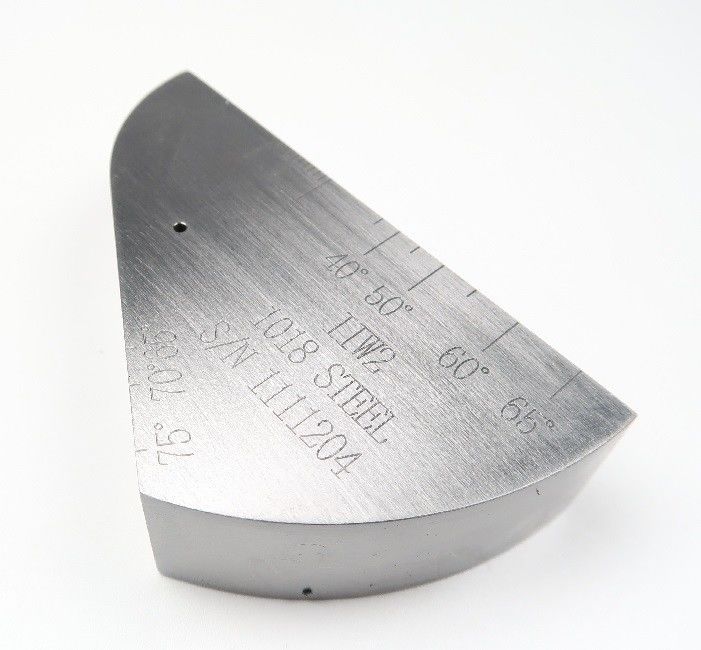 V2 Block Calibration Block No 2 1018 Steel Aluminum 1018 Steel Material