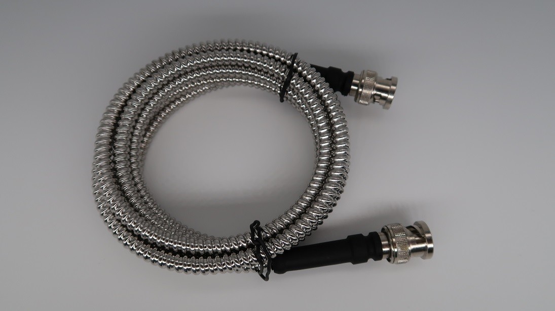 Ultrasonic Transducer Cables Flexible Stainless Steel Protection Shielding