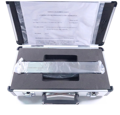 UT Test Block NavShip Phased Array 304 Stainless Steel Calibration Block 4 Holes Type