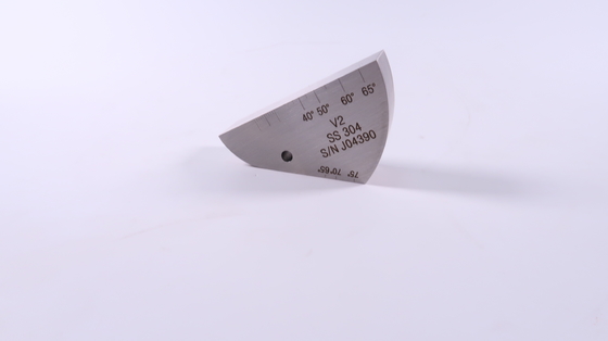 ISO7963 2010 Standard Ultrasonic NDT V2 Test Block