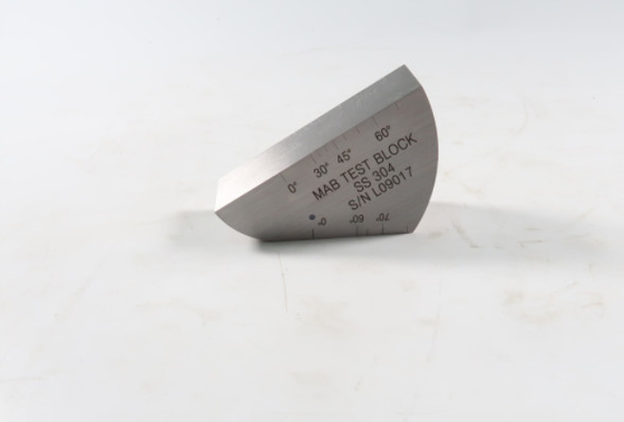 ASTM E164-2013 Standard NDT MAB Angle Beam ROMPAS Calibration Blocks for Ultrasonic Inspection