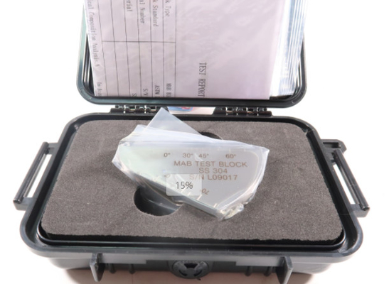 ASTM E164-2013 Standard NDT MAB Angle Beam ROMPAS Calibration Blocks for Ultrasonic Inspection