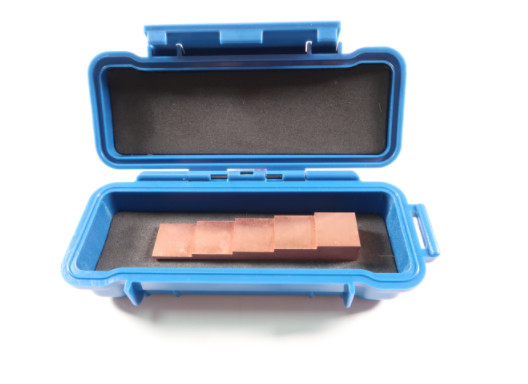 5-step wedge test block 2.5-12.5mm calibration copper alloy block