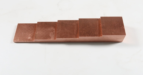 5-step wedge test block 2.5-12.5mm calibration copper alloy block