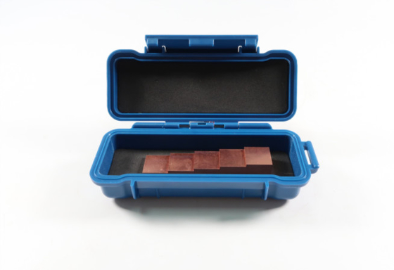 5-step wedge test block 2.5-12.5mm calibration copper alloy block