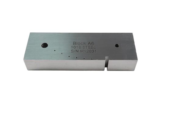 NDT A6 CALIBRATION BLOCK Test Block According Standard BS 2704:1978