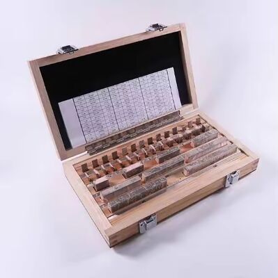 Certificated Gage Block Set 38 Pcs Grade 0 Slip Jo Blocks 1-100mm made By Tmteck