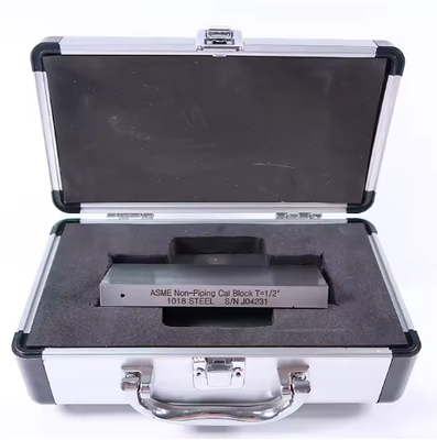 ASME Non-Piping Cal Block T=1/2 Inch ASME TYPE 1018 Steel Calibration Block For UT Shear Wave (1/2 Inch Thickness)