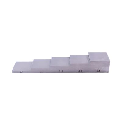 5 Step Calibration Block with 0.1-0.2-0.3-0.4-0.5  Inch Thickness for Ultrasonic Testing 