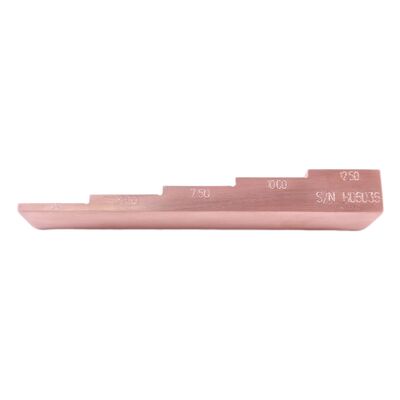 5‑Step Thickness 2.5-5-7.5-10-12.5mm Ultrasonic Testing Calibration Reference Block Copper Alloy