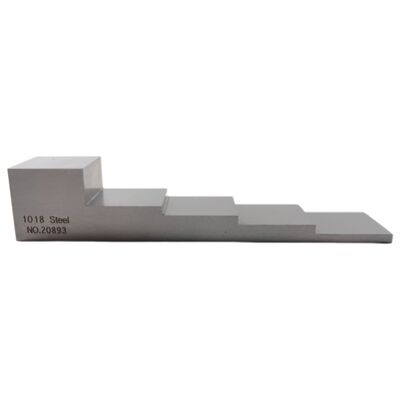 1018 Steel 5 Step Calibration Block with 2.5-5-7.5-10-20mm Thickness for Ultrasonic Testing