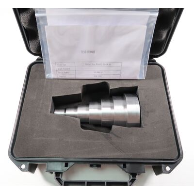 1018 Steel 7 Step Pipe Calibration Block with 2.5-5-10-15-20-25-30mm Thickness for Ultrasonic Testing