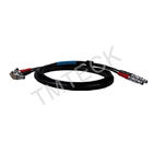 High Performance Lemo To Lemo Cable For NDT Flaw Detector Black Color