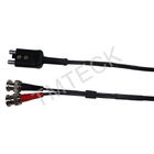 UT cable for  Ultrasonic Flaw Detector  Equality DUAL Lemo 00 Plug To BNC 1.5meter length
