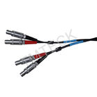 2m Length Lemo 1 To Lemo 1 Dual NDT Ultrasonic Cables
