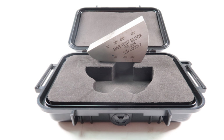 ASTM E164-2013 Standard NDT MAB Angle Beam ROMPAS Calibration Blocks for Ultrasonic Inspection
