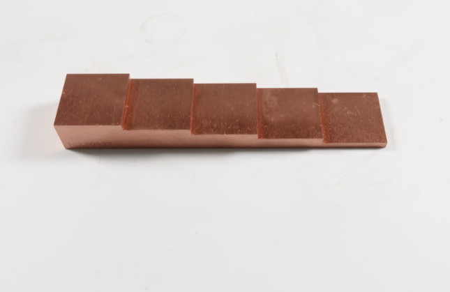 5-step wedge test block 2.5-12.5mm calibration copper alloy block