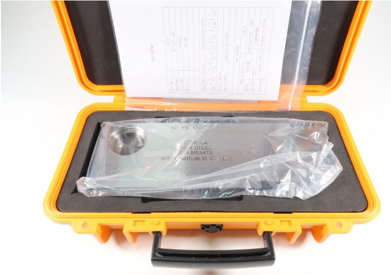 YUSHI NDT Test Block IIW2 V2 Calibration Block - 25mm Thick 1018 Steel With 1.5mm Hole