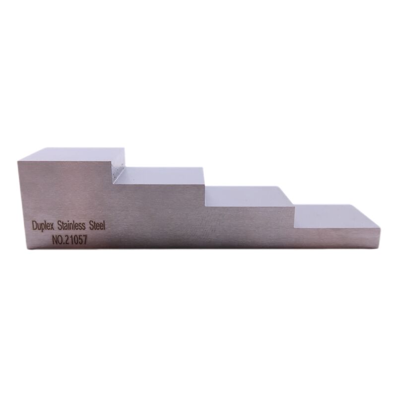 4-Step Thickness 5-10-15-20mm Ultrasonic Calibration Block in Duplex Stainless Steel for NDT