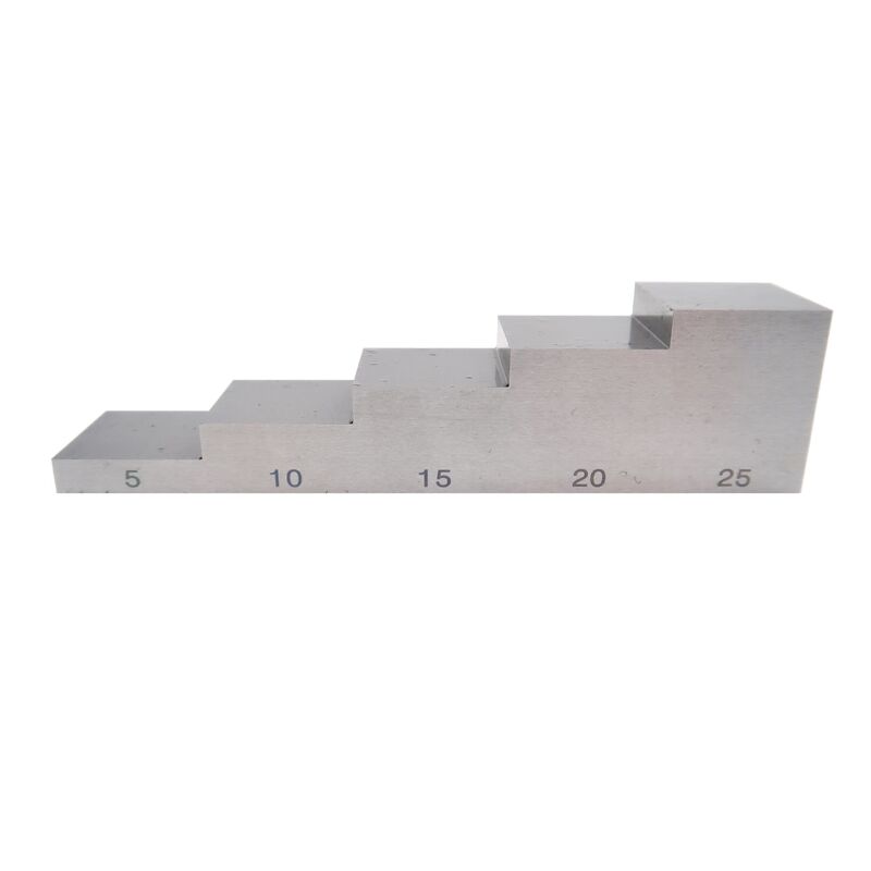 5 Step Ultrasonic Calibration Block with 5-10-15-20-25MM Thickness and Various Materials