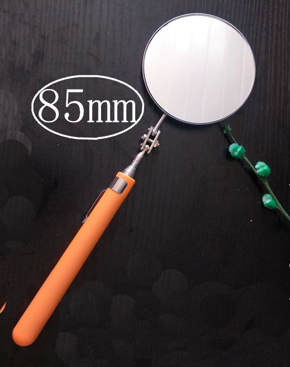 Cylindrical telescopic inspection mirror 85mm, using universal joint device any Angle can be used