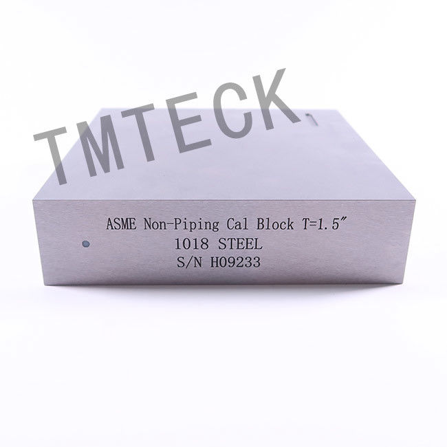 Non Piping T 1.5" 1018 Steel Asme Ut Calibration Block