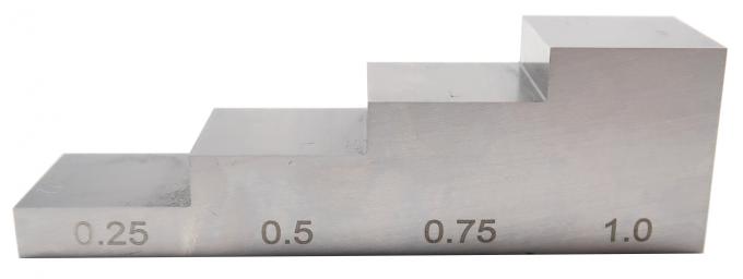 ASTM E797 NDT Stainless 4 Step Test Block 13