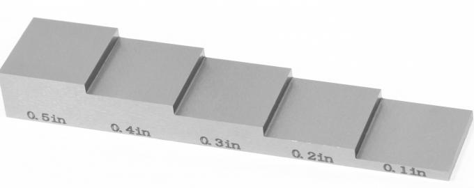 Ultrasonic 5 Step NDT Step Wedge Calibration Block/Calibration Gage Blocks 6