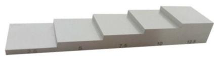 Ultrasonic 5 Step NDT Step Wedge Calibration Block/Calibration Gage Blocks 3