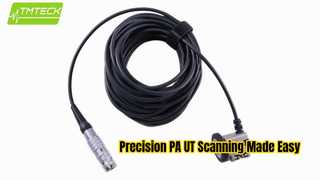 TMTeck Universal Mini-Wheel Encoder, Compatible with Olympus NDT Standard PA Wedges for Phased Array