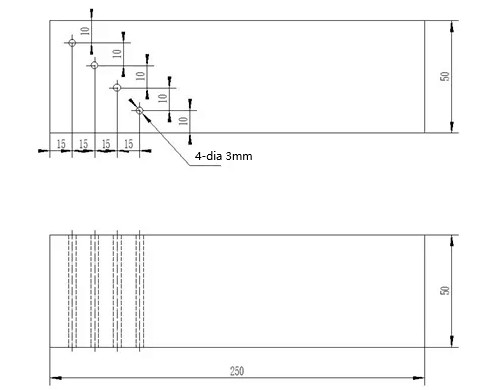 Round Dac Blocks NDT DAC Calibration Test Block For Ultrasonic Flaw