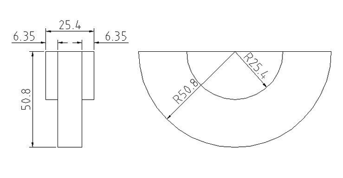 Astm E164-2013 Distance Depth Gauge Calibration Block 1