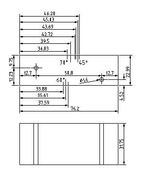 Sound Path Angle SC Sensitivity Step Wedge Calibration Block 0