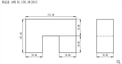 Sensitivity Step Wedge Ultrasonic Calibration Block 1