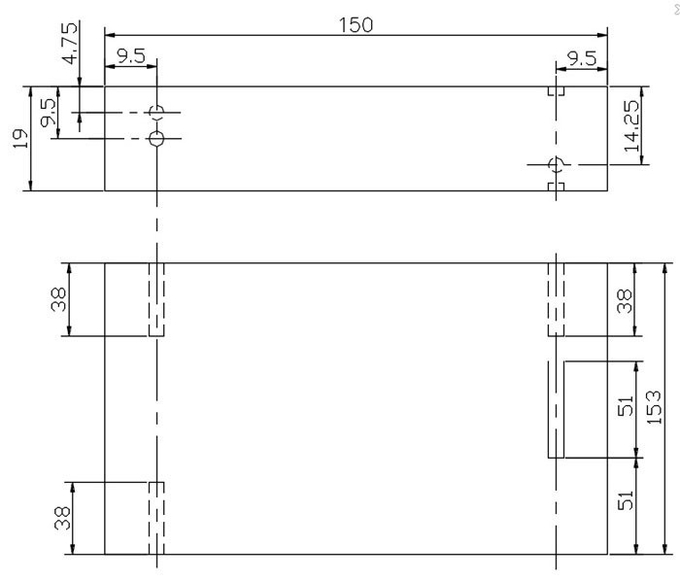 ASME 19mm Ndt Ultrasonic Test Block /calibration block 1018 Steel block 0