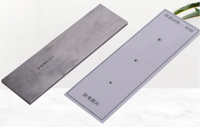 Penetrant Testing Specimen Precision Star Tam Panel Ndt 2