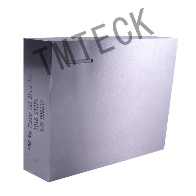 Non Piping T 1.5" 1018 Steel Asme Ut Calibration Block 3